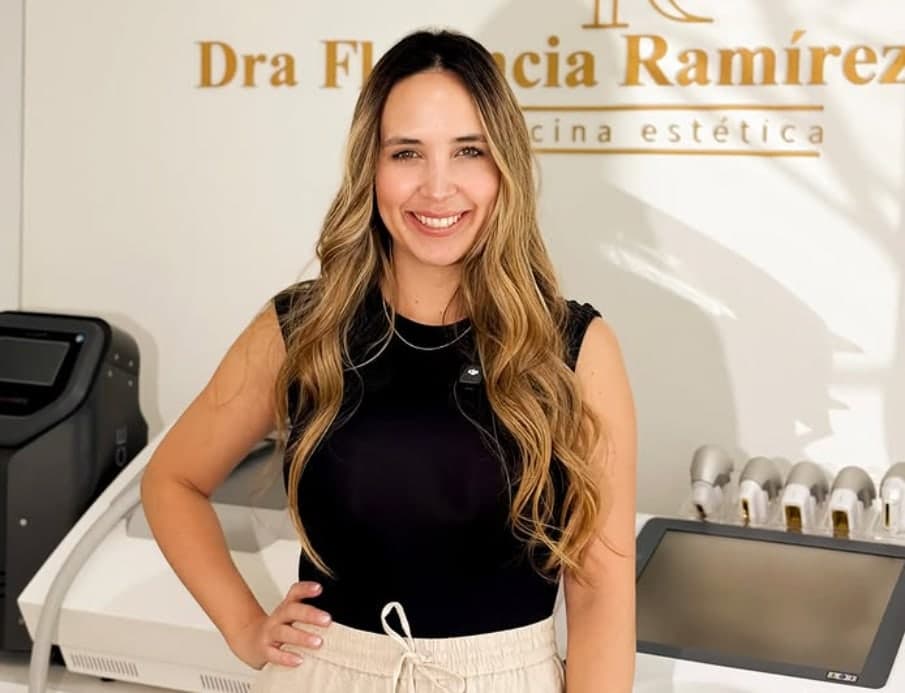 Dra. Florencia Trillo en su consultorio